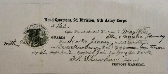 civil war travel pass