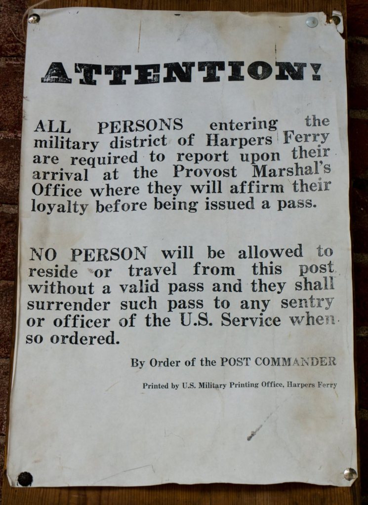 old union army poster provost marshall