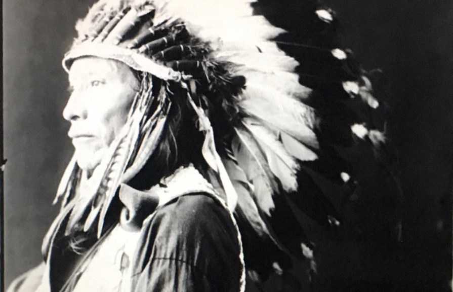 american indian photograph in native dress
