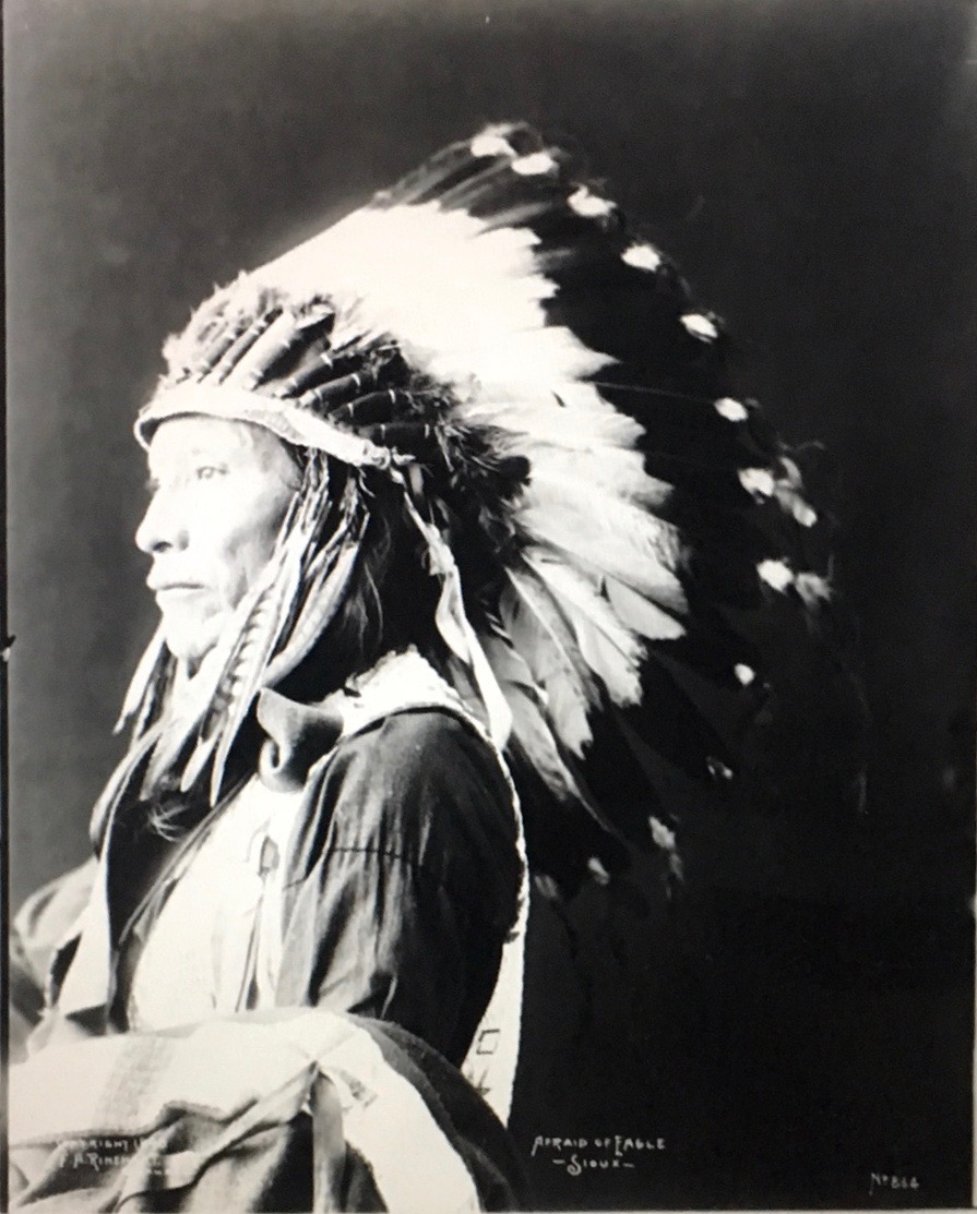 american indian photograph in native dress