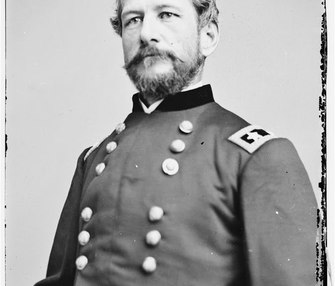 American civil war general in uniform