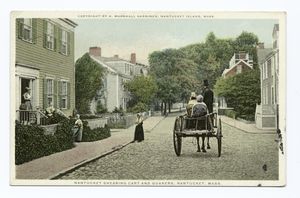 old photograph with horse and wagon