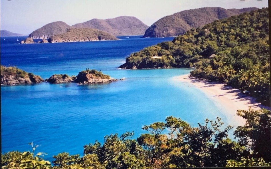 carribean island and beach photograph