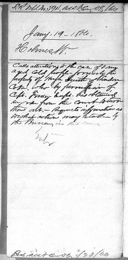 old handwritten 19th century letter